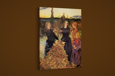 John Everett Millais - Autumn Leaves - Art Print on Paper or Canvas