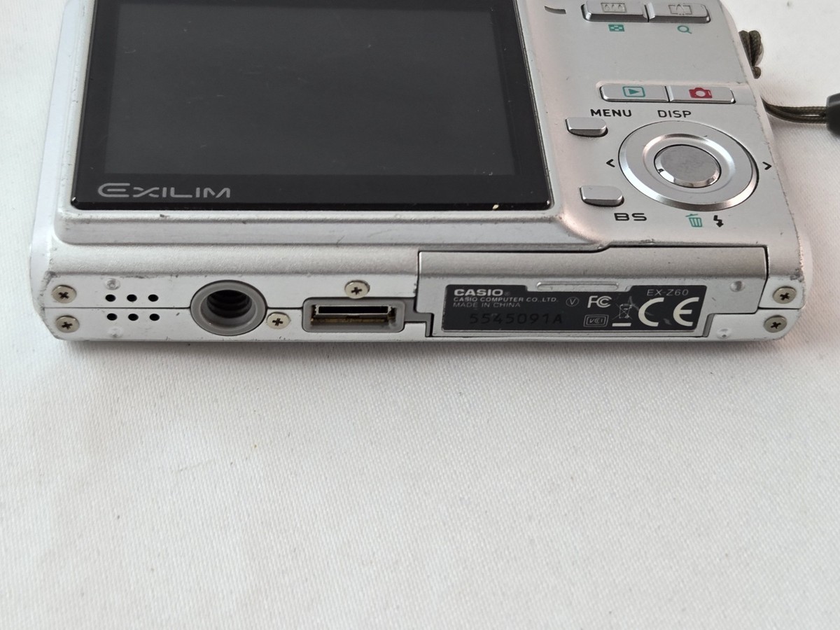 Casio EXILIM EX-Z60 6.0 Megapixel Digital Camera TESTED Parts Only