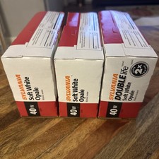 Sylvania 40 Watt A19 Bulbs 12-pack Old Style New / Sealed