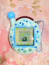 Bandai Super Jinsei Enjoy Tamagotchi Plus All Blue Tested Rare Retoro Game Japan