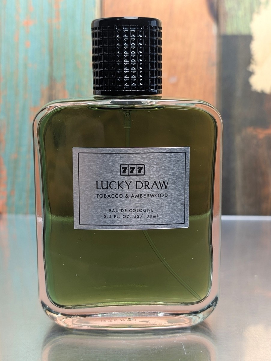 tobacco and amber cologne LUCKY DRAW TOBACCO & AMBERWOOD 3.4 fl oz 100ml EAU DE COLOGNE MENS FRAGRANCE