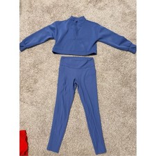 all in motion Ribbed Active Leggings in Periwinkle Blue