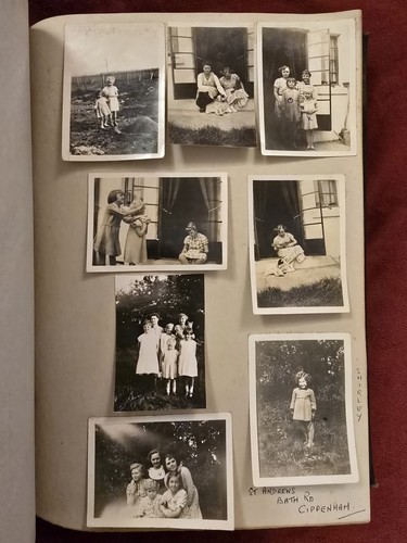 Großes altes Fotoalbum 350+ Fotos aus den 1910er-40er Jahren Familie Tiere Militär - Bild 9 von 24