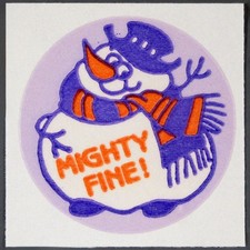 Vintage TREND Scratch and Sniff MATTE Sticker VANILLA - No TM