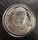 Earvin Magic Johnson NBA Record Assists Coin 1 Troy Oz .999 Fine Silver Nice