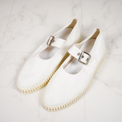 Maison Margiela Tabi Canvas Sneakers White 9.5 US Men's Pre-Owned