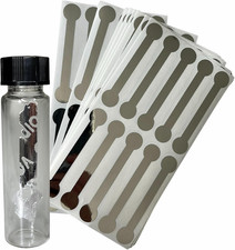 Tamper Evident Stickers, Security Stickers, 100 Tamper Proof Labels per Pack Wh