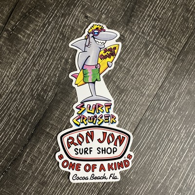 Autocollant Vintage Ron Jon Surf Shop – SURF CRUISER – Cocoa Beach Floride