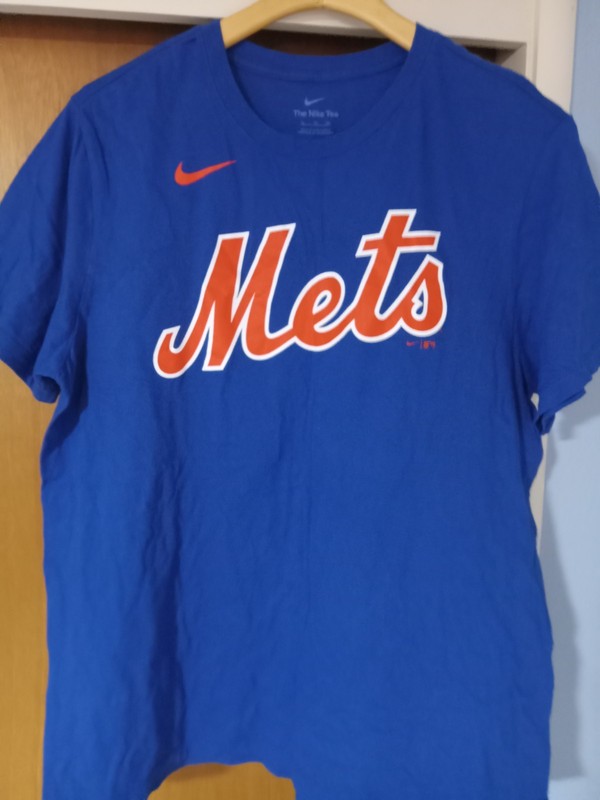 Men’s Mets Scherzer T Shirt Nike Tee Size X-Large Pre-owned Blue #21 Used Nicara