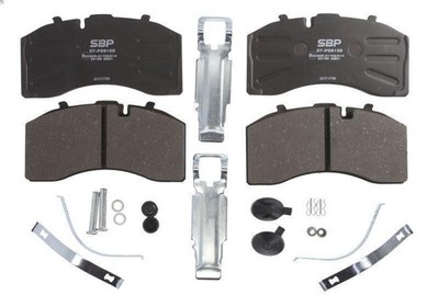 Brake Pad Set, disc brake SBP 07-P29158