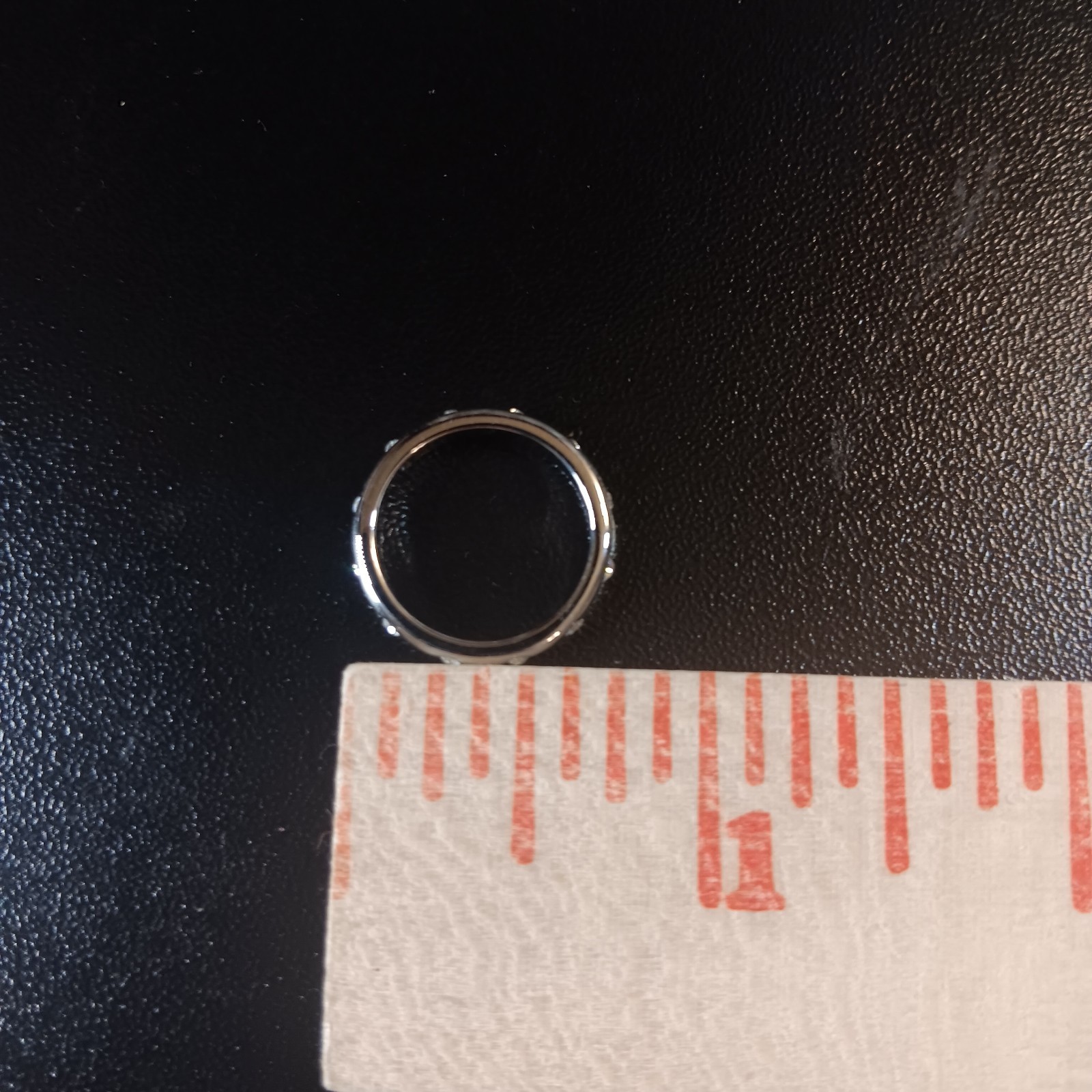 Joan Rivers Silver Tone Band Stackable Ring With … - image 9