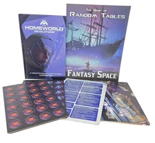 Homeworld Revelations Core Rulebook RPG +Random Fantasy Space +GM Screen/ Cards+