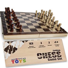 Chess Set Chess Board Game Kids Folding Chess Board 15