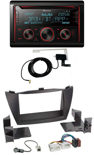 Pioneer 2DIN MP3 DAB USB CD Bluetooth Autoradio für Hyundai ix35 (2010-2013) - Bild 1 von 8