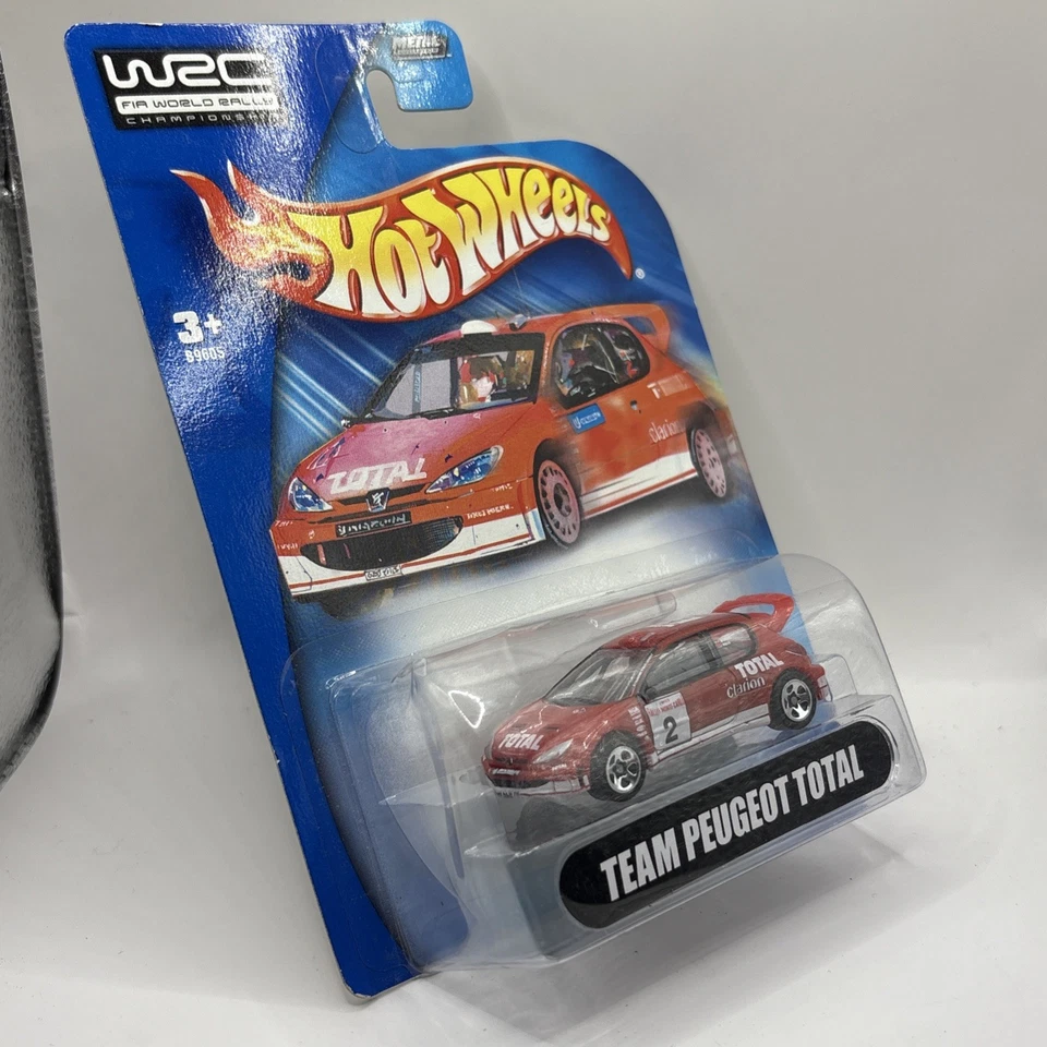 Hot Wheels Team Peugeot Total Peugeot 206 WRC 2004 1:64 NUEVO EN CAJA  Foto 3 de 3