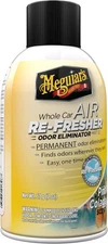 Meguiar's Whole Car Air Re-Fresher, Pina Colada Scent Odor Eliminator, 2 oz