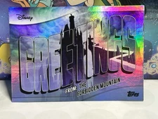 2025 Topps Disney Wonder #GF-19 Greetings From The Forbidden Mountain Foil