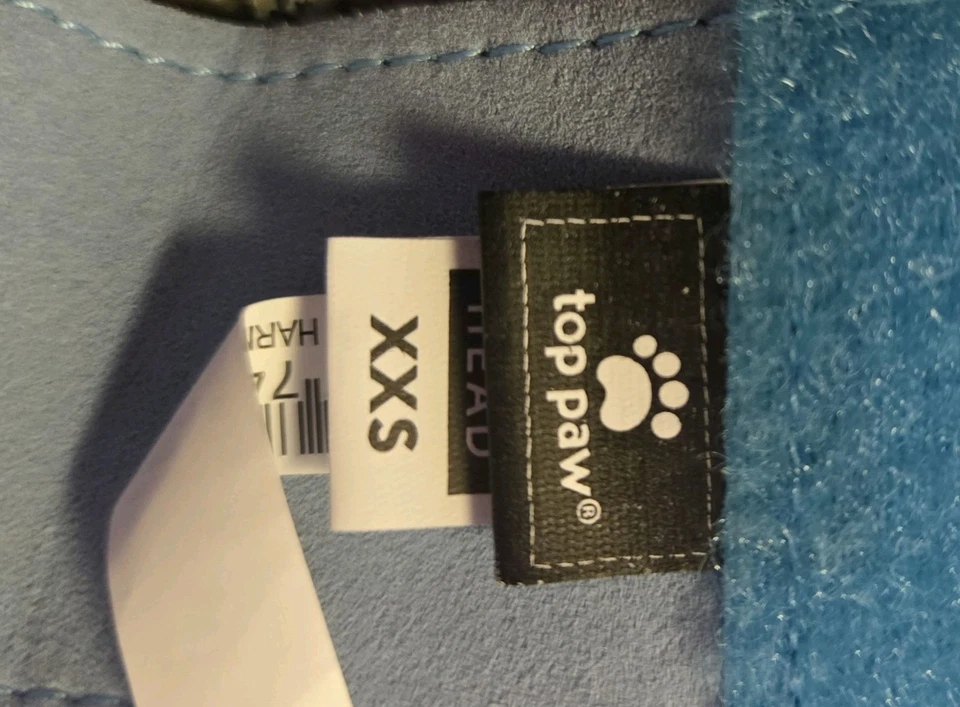 Arnés suave azul claro para perro con cristales pata superior/lanci look similar (rosa) raza pequeña Foto 2 de 2