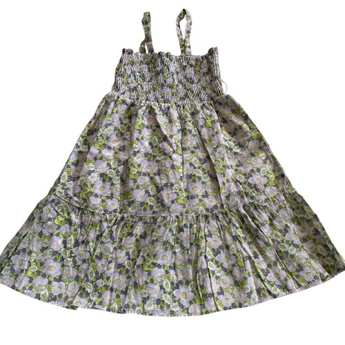 Bundle of 2 Adorable Little Girls Dresses Size 4 Floral & Geometric Print - Picture 7 of 13
