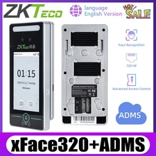 ZKTeco XFace320 ADMS Face Recognition Time Attendance Door Access Control System