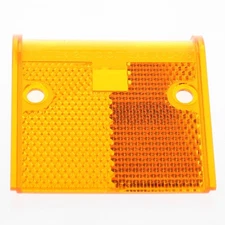Wesbar 003318 Amber Replacement Curved Trailer Light Lens 3318