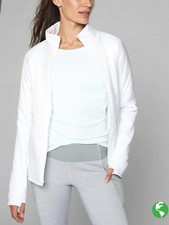 NWT Athleta Rock Creek Jacket, White SIZE XS          158342 E214