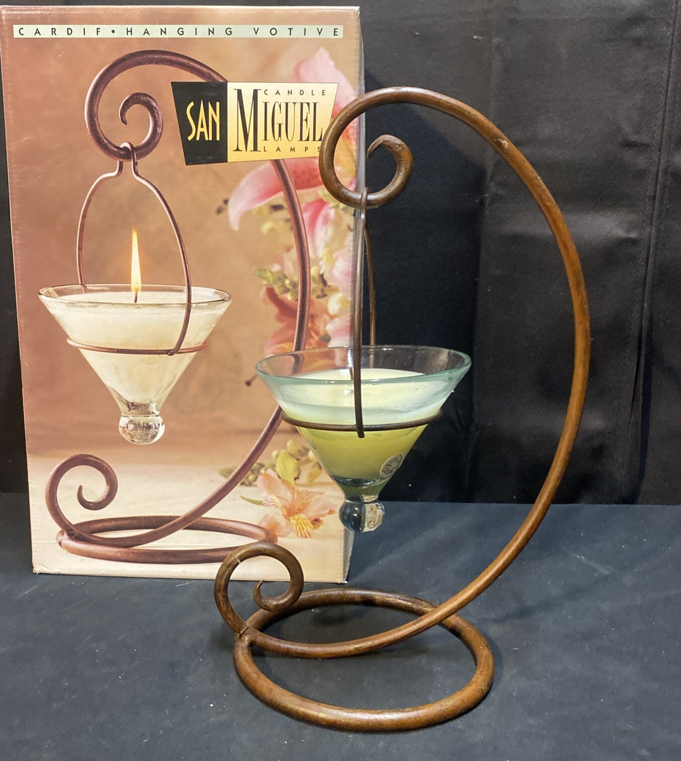 SAN MIGUEL Cardif Hanging Votive Candle Unused Vanilla Scented