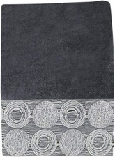 Avanti Linens Galaxy Bath Towel, Granite 50.00" x 27.00"