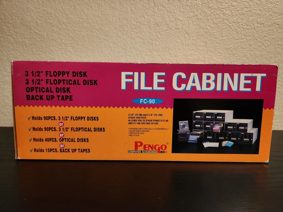 Pengo файл шкаф 3 1/2 «дискета, флоппи-дисковод 2 шкафа один новый  - Изображение 4 из 4
