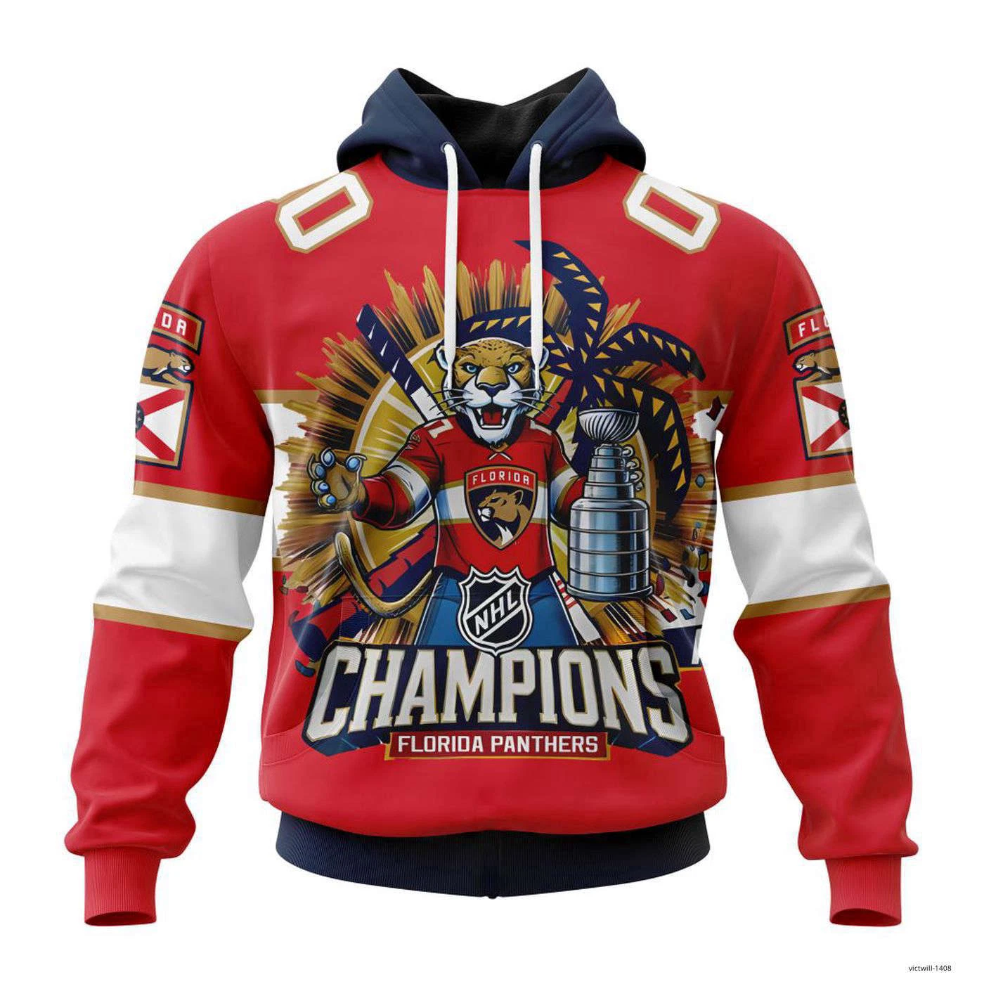 Personalized Florida Panthers 3D Hoodie