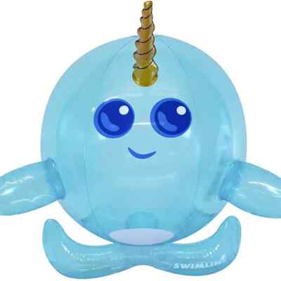 SWIMLINE 90011 NARWAHL INFLATABLE BEACH BALL GAME