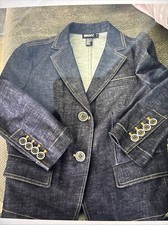 Dkny Dark Denim Jacket new Without Tags 2