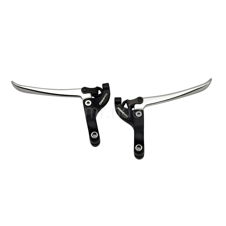 TEKTRO FL750 Bicycle Brake Lever for Single Speed Road 22.2mm Black/Silver - Image 2 of 4