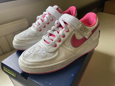 Nike Vandal Women's Trainers UK Size White/Pink Limited