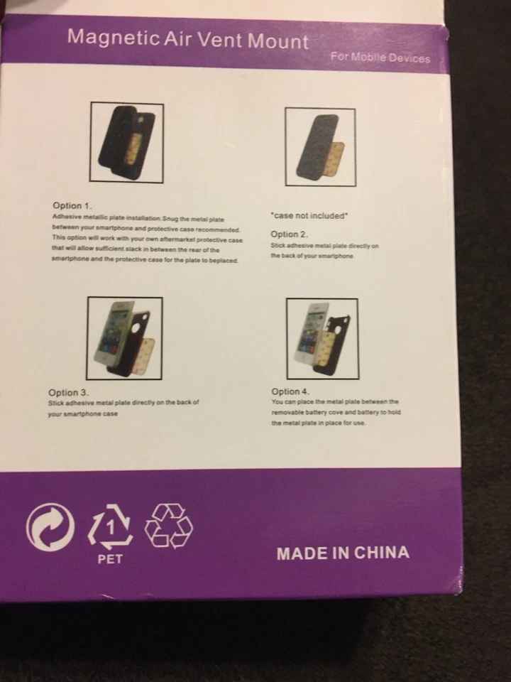 Universal Mini Magnetic Car Mobile Cell Phone Mount Holder 360 Rotating - Image 2 of 4