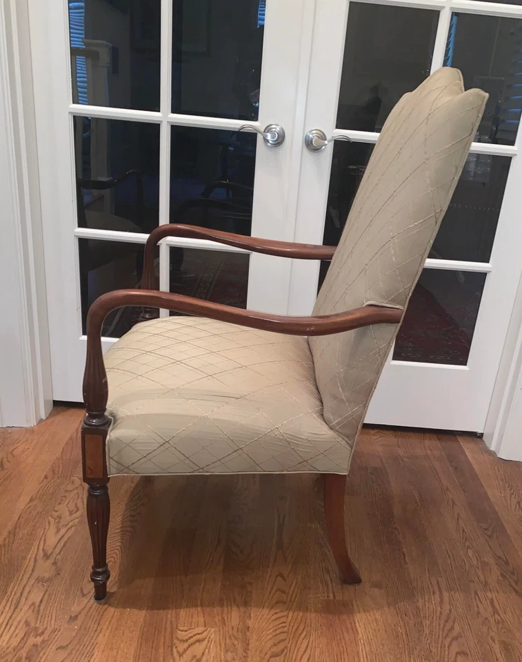 Sillas de biblioteca salón comedor vintage brazos enrollados Foto 4 de 4