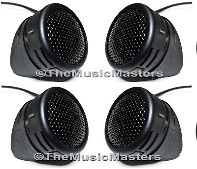 (4) High Power Flex Mount Mini Dome Super TWEETER Speakers Car Home Pro Audio