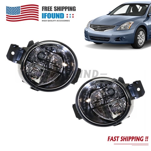 Set Of 2 Fog Lights For 2014-2018 Nissan Altima – Direct Replacement, Includes Halogen Bulbs, DOT/SAE Certified