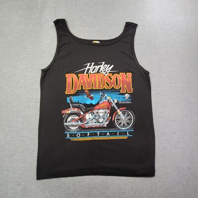 バイクウェア・装備 Harley-Davidson vintage Tshirt80s USA Harley Davidson Motorcycles Vintage 80's Biker Tee Shirt T