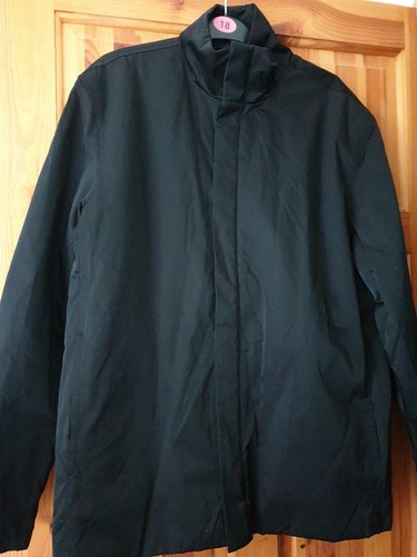 men /boy water repellent black jacket /coat size uk small marks and Spencer bnwt - Picture 2 of 24
