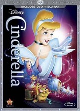 Cinderella (Two-Disc Diamond Edition Blu-ray/DVD Combo in DV - VERY GOOD