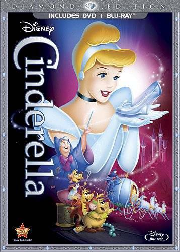 Cinderella (Two-Disc Diamond Edition Blu-ray/DVD Combo in DV - VERY GOOD
