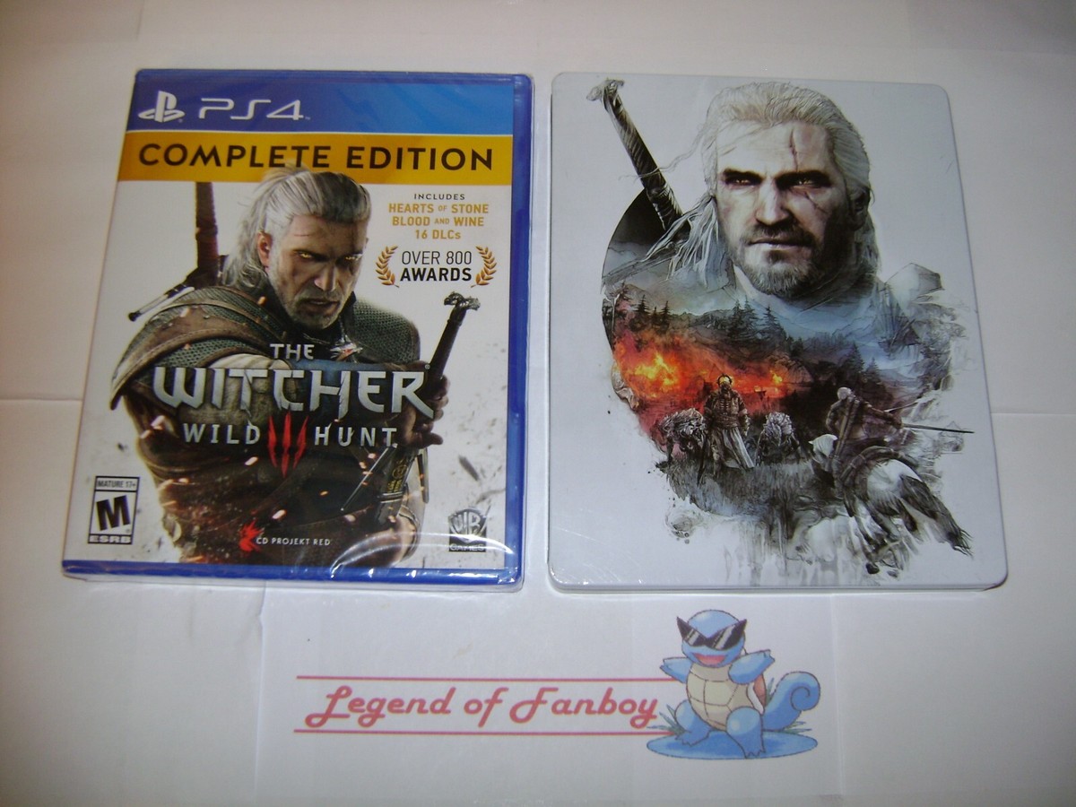 Witcher III Wild Hunt: Steelbook GOTY/Complete Edition ps4 ps5