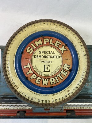 Toy Jouet machine à écrire simplex Demonstrated Typewriter