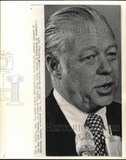 1974 Press Photo Baseball's American League president Lee MacPhail, Chicago