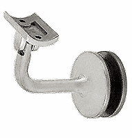 CRL HR20GABS Brushed Stainless La Jolla Series Glass Mounted Hand Rail Bracket