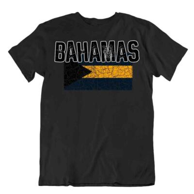 Bahamas T-Shirt Flagge Reise Andenken Patriot Tourismus Nationalstolz Tradition