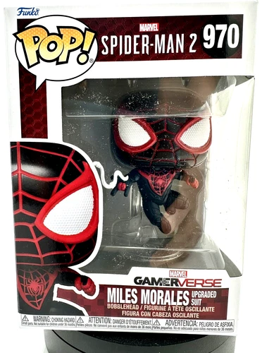 Funko Pop Marvel Spiderman 2 - Miles Morales [970] Upgraded Suit Gamerverse