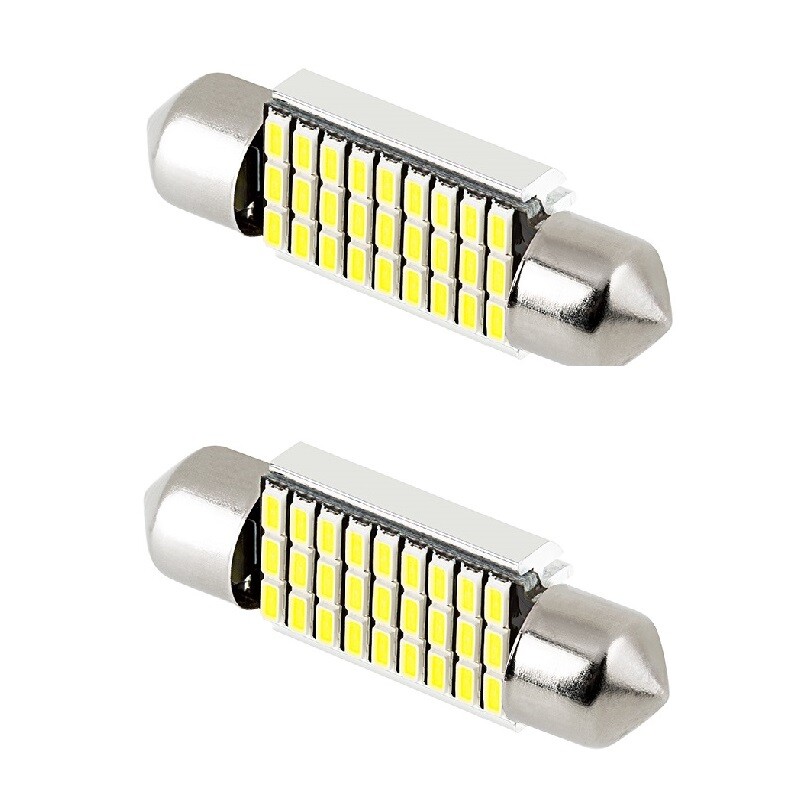 Image 11 - 2pc12V 36mm LED Festoon Bright White Dome Lamp 6000k Fits Ford Ranger PX2 PX3 Mk