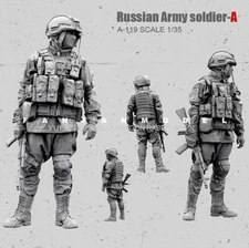 1/35 resin figures model Russian Army unassembled unpainted